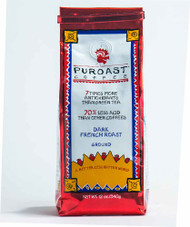 3 PACK of Puroast Low Acid Ground Coffee Dark French Roast -- 12 oz