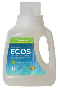 3 PACK of Earth Friendly Ecos Laundry Detergent Lemongrass -- 50 fl oz