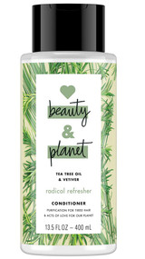 3 PACK of Love Beauty and Planet Conditioner Radical Refresher Tea Tree Oil & Vetiver -- 13.5 fl oz