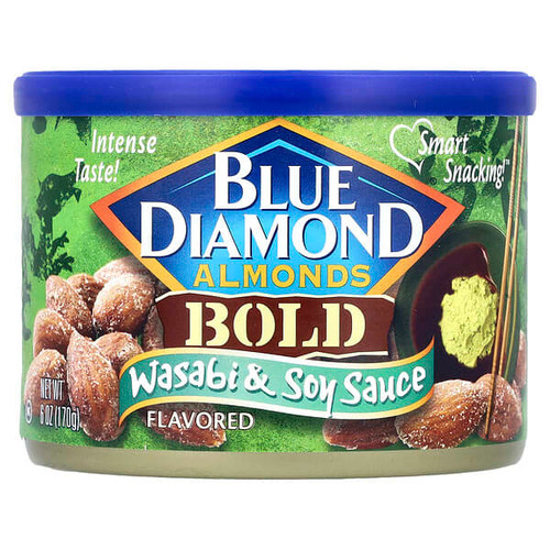 <img alt="Blue Diamond, Almonds, Bold, Wasabi & Soy Sauce, 6 oz (170 g)" title="Blue Diamond, Almonds, Bold, Wasabi & Soy Sauce, 6 oz (170 g),041570052341"