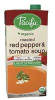3 PACK of Pacific Foods Organic Soup Light In Sodium Roasted Red Pepper and Tomato -- 32 fl oz