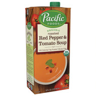 3 PACK of Pacific Foods Organic Soup Gluten Free Roasted Red Pepper and Tomato -- 32 fl oz