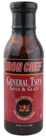 3 PACK of Iron Chef Sauce & Glaze General Tso -- 15 fl oz