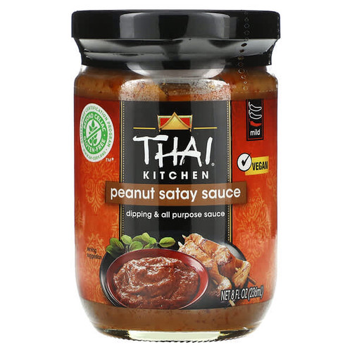 <img alt="Thai Kitchen, Peanut Satay Sauce, Mild, 8 fl oz (236 ml)" title="Thai Kitchen, Peanut Satay Sauce, Mild, 8 fl oz (236 ml),737628005000"