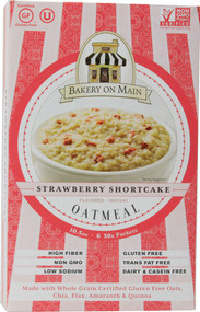3 PACK of Bakery On Main Ancient Grains Instant Oatmeal Strawberry Shortcake -- 6 Packets