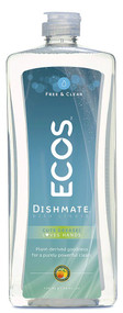 3 PACK of Earth Friendly Ecos Dishmate Free & Clear -- 25 fl oz