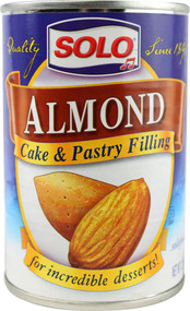 3 PACK of Solo Cake & Pastry Filling Almond -- 12.5 oz