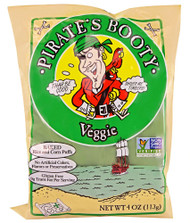 3 PACK of Roberts American Gourmet Pirates Booty Baked Rice and Corn Puffs Veggie -- 4 oz