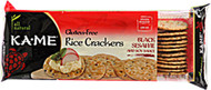 3 PACK of KA-ME Rice Crackers Gluten Free Sesame and Soy -- 3.5 oz