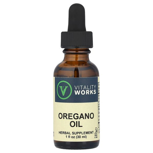 <img alt="Vitality Works, Oregano Oil, 1 fl oz (30 ml)" title="Vitality Works, Oregano Oil, 1 fl oz (30 ml),788332036811"