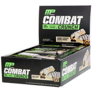 MusclePharm, Combat Crunch, Double Stuffed Cookie Dough, 12 Bars, 2.22 oz (63 g) Each