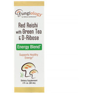 California Gold Nutrition, Fungiology, Red Reishi with Green Tea & Ribose, Energy Blend, 2 fl oz (60 ml)