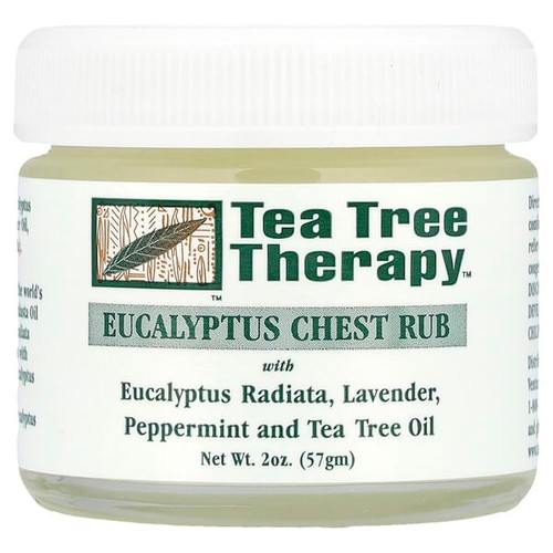 <img alt="Tea Tree Therapy, Eucalyptus Chest Rub, 2 oz (57 g) (Discontinued Item)" title="Tea Tree Therapy, Eucalyptus Chest Rub, 2 oz (57 g) (Discontinued Item),637792800503"
