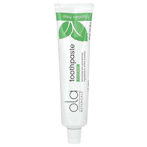 <img alt="Dr. Mercola, Ola Botanicals, Toothpaste, Fluoride Free, Tulsi Mint, 3 oz (85 g)" title="Dr. Mercola, Ola Botanicals, Toothpaste, Fluoride Free, Tulsi Mint, 3 oz (85 g),813006012362"