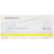Dr. Mercola, Organic Cotton Tampons, Regular, 16 Tampons