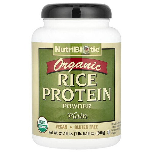 <img alt="NutriBiotic, Organic Rice Protein Powder, Plain, 1 lb 5.16 oz (600 g)" title="NutriBiotic, Organic Rice Protein Powder, Plain, 1 lb 5.16 oz (600 g),728177030001"