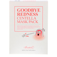 Benton, Goodbye Redness Centella Mask Pack, 10 Masks, 0.81 oz (23 g) Each