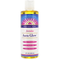3 PACK of Heritage Store, Aura Glow, Jasmine, 8 fl oz (240 ml)