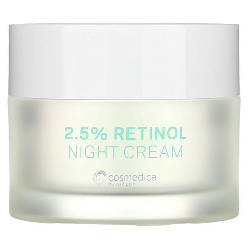 <img alt="Cosmedica Skincare, 2.5% Retinol Night Cream, 1.76 oz (50 g)" title="Cosmedica Skincare, 2.5% Retinol Night Cream, 1.76 oz (50 g),736631276605"