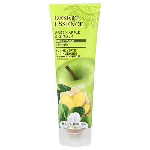 <img alt="Desert Essence, Body Wash, Green Apple & Ginger, 8 fl oz (237 ml)" title="Desert Essence, Body Wash, Green Apple & Ginger, 8 fl oz (237 ml),718334337302"