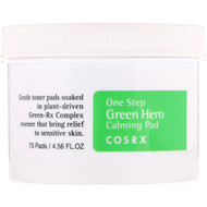Cosrx, One Step Green Hero Calming Pad, 70 Pads, 4.56 fl oz