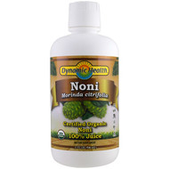 Dynamic Health  Laboratories, Organic Certified Noni, 100% Juice, 32 fl oz (946 ml)