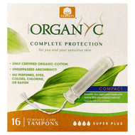 <img alt="Organyc, Feminine Care Tampons, Compact, Super Plus, 16 Tampons" title="Organyc, Feminine Care Tampons, Compact, Super Plus, 16 Tampons,8016867007399"