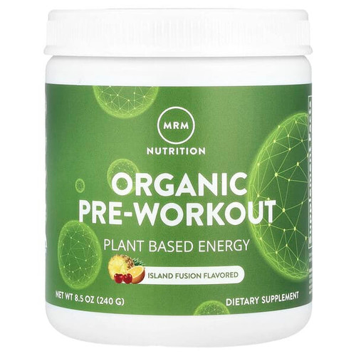 <img alt="MRM Nutrition, Organic Pre-Workout, Island Fusion, 8.5 oz (240 g)" title="MRM Nutrition, Organic Pre-Workout, Island Fusion, 8.5 oz (240 g),609492710482"