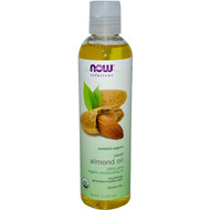Now Foods, Solutions, Organic Sweet Almond Oil, 8 fl oz (237 ml)