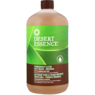 Desert Essence, Thoroughly Clean Face Wash, 32 fl oz (946 ml)