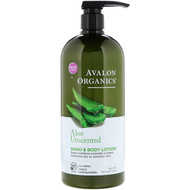 Avalon Organics, Hand & Body Lotion, Aloe Unscented, 32 oz (907 g)