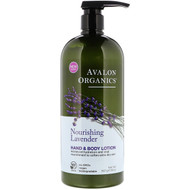 Avalon Organics, Hand & Body Lotion, Nourishing Lavender, 32 oz (907 g)