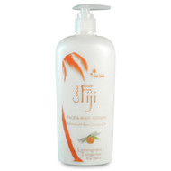 Organic Fiji, Face & Body Lotion, Infused with Raw Coconut Oil, Lemongrass Tangerine, 12 oz (354 ml) (Discontinued Item)