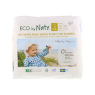 Naty, Diapers for Sensitive Skin, Size 4, 15-40 lbs (7-18 kg), 26 Diapers