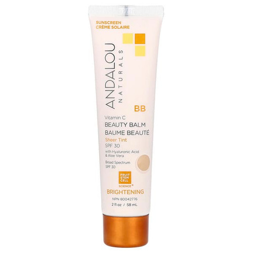 <img alt="Andalou Naturals, Vitamin C BB Beauty Balm, SPF 30, Sheer Tint, 2 fl oz (58 ml)" title="Andalou Naturals, Vitamin C BB Beauty Balm, SPF 30, Sheer Tint, 2 fl oz (58 ml),859975002522"