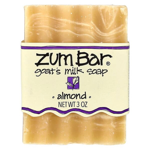 <img alt="ZUM, Zum Bar, Goats Milk Soap, Almond, 3 oz" title="ZUM, Zum Bar, Goats Milk Soap, Almond, 3 oz,663204210233"