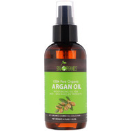 Sky Organics, 100% Pure Organic, Argan Oil, 4 fl oz (118 ml)