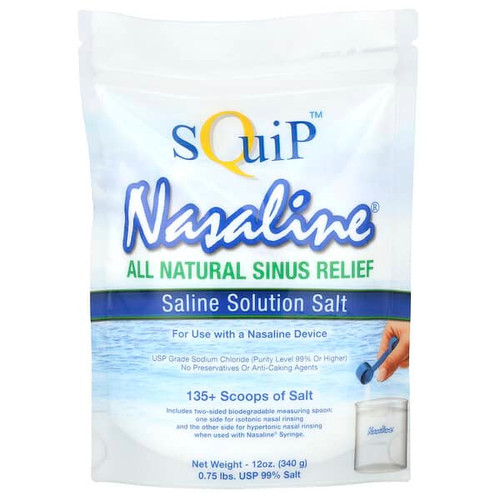 <img alt="Squip, Nasaline, Saline Solution Salt, 12 oz (340 g)" title="Squip, Nasaline, Saline Solution Salt, 12 oz (340 g),894321000210"
