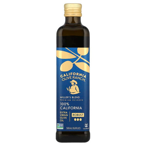 <img alt="California Olive Ranch, 100% California, Extra Virgin Olive Oil, Millers Blend, 16.9 fl oz (500 ml)" title="California Olive Ranch, 100% California, Extra Virgin Olive Oil, Millers Blend, 16.9 fl oz (500 ml),850687100032"