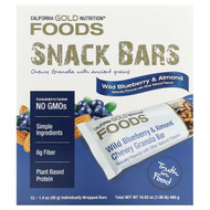 <img alt="California Gold Nutrition, Foods, Wild Blueberry & Almond Chewy Granola Bars, 12 Bars, 1.4 oz (40 g) Each" title="California Gold Nutrition, Foods, Wild Blueberry & Almond Chewy Granola Bars, 12 Bars, 1.4 oz (40 g) Each,898220013234"