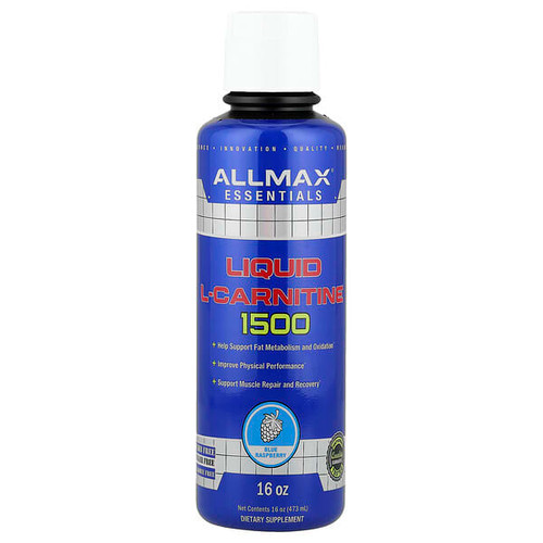 <img alt="ALLMAX, Liquid L-Carnitine 1500, Blue Raspberry, 16 oz (473 ml)" title="ALLMAX, Liquid L-Carnitine 1500, Blue Raspberry, 16 oz (473 ml),665553228280"