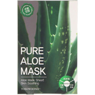 Tosowoong, Pure Aloe Mask, 10 Masks, 23 g Each