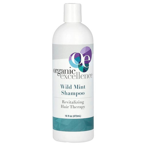 <img alt="Organic Excellence, Revitalizing Hair Therapy Shampoo,  Wild Mint, 16 fl oz (473 ml)" title="Organic Excellence, Revitalizing Hair Therapy Shampoo,  Wild Mint, 16 fl oz (473 ml),809183100053"