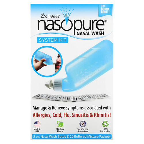 <img alt="Nasopure, Nasal Wash System Kit, 21 Piece Kit" title="Nasopure, Nasal Wash System Kit, 21 Piece Kit,890668000012"