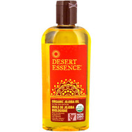 Desert Essence, Organic Jojoba Oil for Hair, Skin & Scalp, 4 fl oz (118 ml)