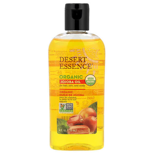 <img alt="Desert Essence, Organic Jojoba Oil, 4 fl oz (118 ml)" title="Desert Essence, Organic Jojoba Oil, 4 fl oz (118 ml),718334300290"