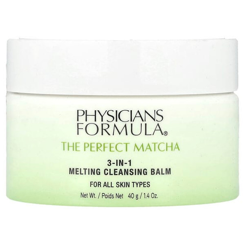 <img alt="Physicians Formula, The Perfect Matcha, 3-In-1 Melting Cleansing Balm, 1.4 oz (40 g)" title="Physicians Formula, The Perfect Matcha, 3-In-1 Melting Cleansing Balm, 1.4 oz (40 g),044386109865"