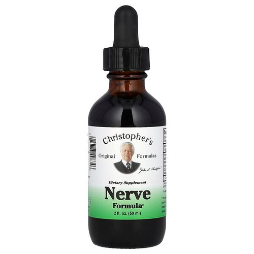 <img alt="Christophers Original Formulas, Nerve Formula, 2 fl oz (59 ml)" title="Christophers Original Formulas, Nerve Formula, 2 fl oz (59 ml),084783498346"