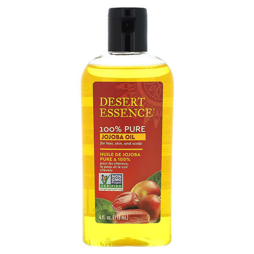 <img alt="Desert Essence, 100% Pure Jojoba Oil, For Hair, Skin, and Scalp, 4 fl oz (118 ml)" title="Desert Essence, 100% Pure Jojoba Oil, For Hair, Skin, and Scalp, 4 fl oz (118 ml),718334220079"