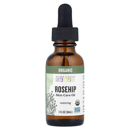 <img alt="Aura Cacia, Skin Care Oil, Organic Rosehip, 1 fl oz (30 ml)" title="Aura Cacia, Skin Care Oil, Organic Rosehip, 1 fl oz (30 ml),051381902117"